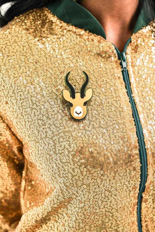 BOK BABE Full Bok Face Brooch