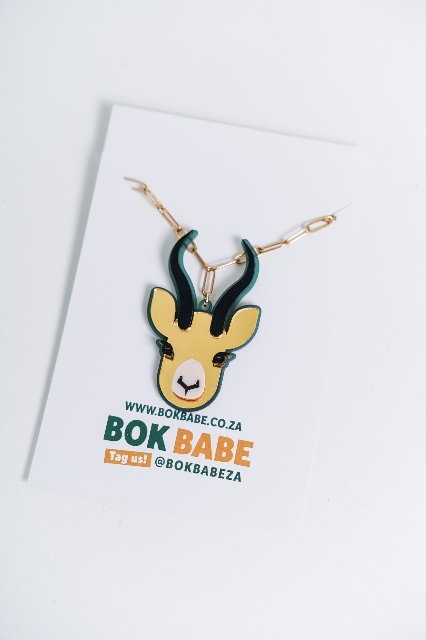 BOK BABE Full Bok Face Necklace
