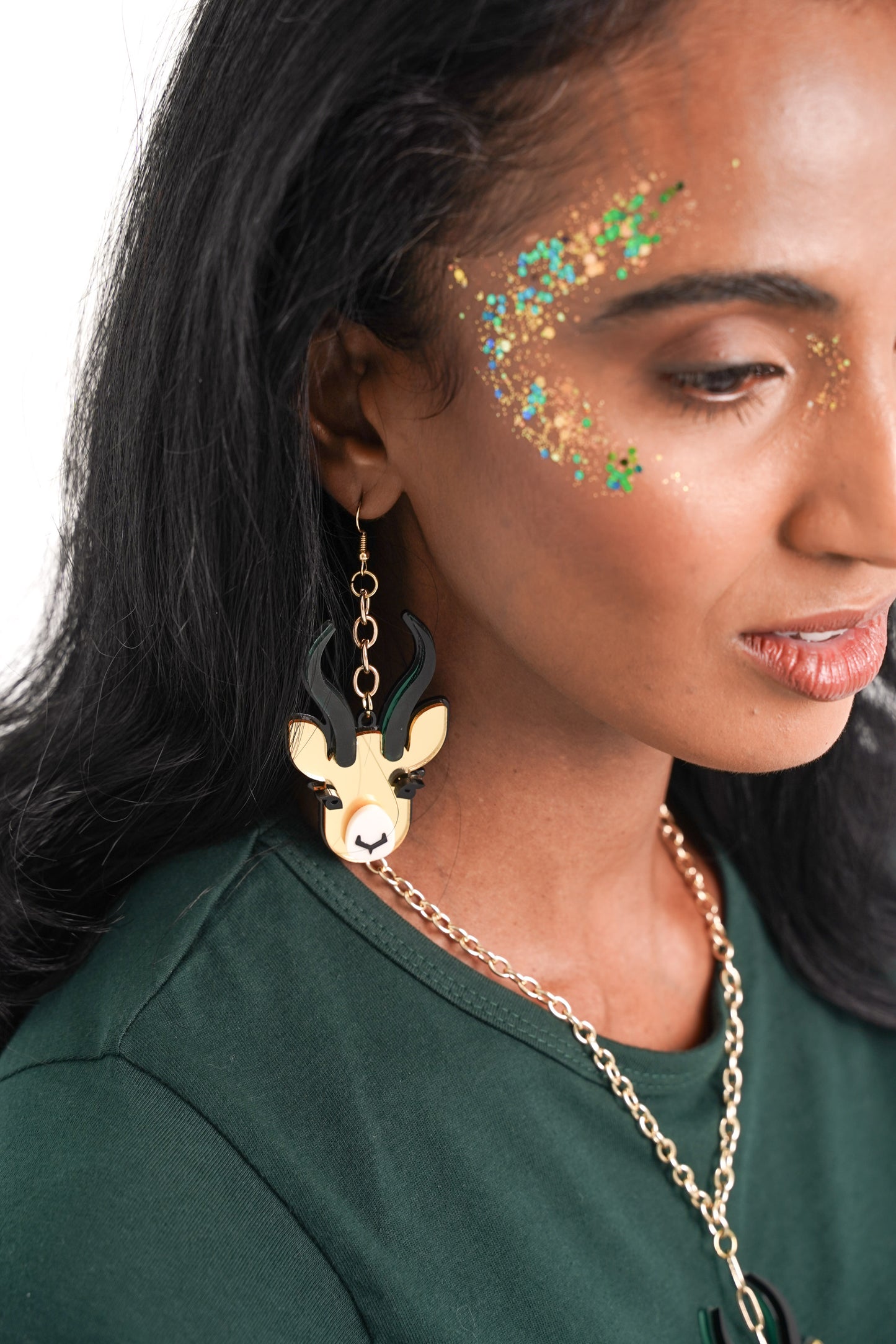 BOK BABE Full Bok Face Dangle Earrings