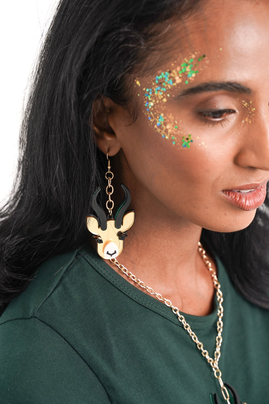 BOK BABE Full Bok Face Dangle Earrings