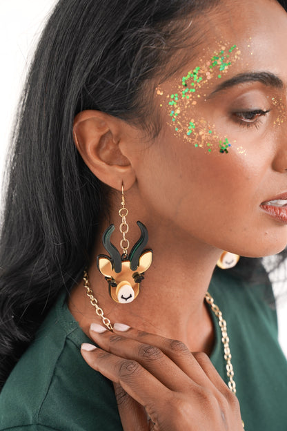 BOK BABE Full Bok Face Dangle Earrings