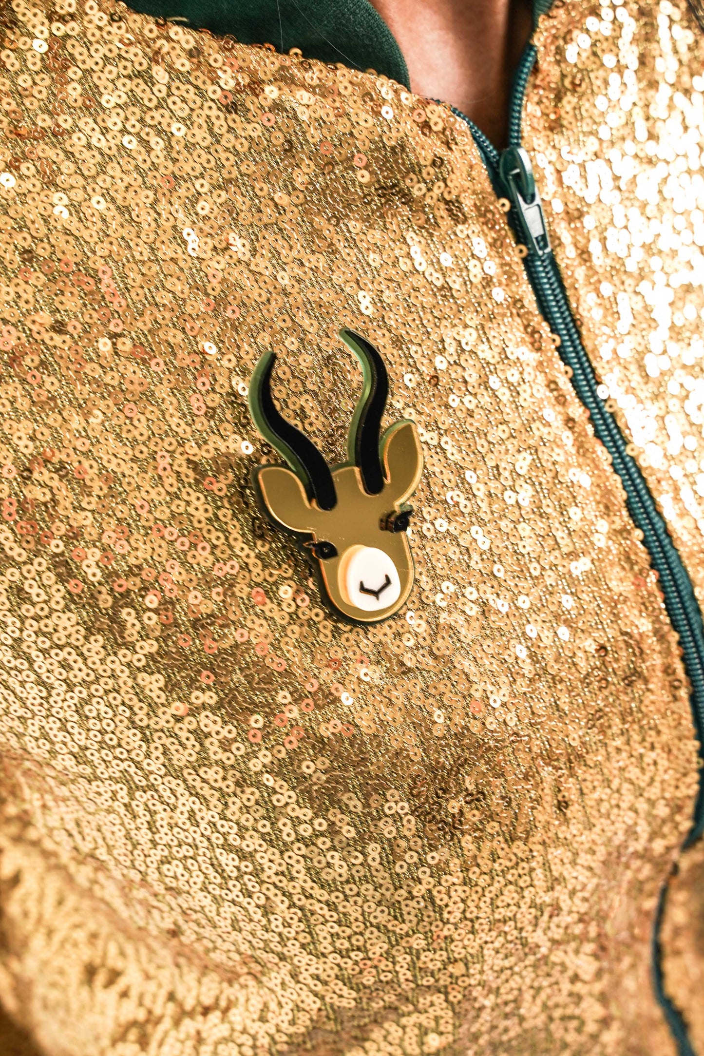 BOK BABE Full Bok Face Brooch