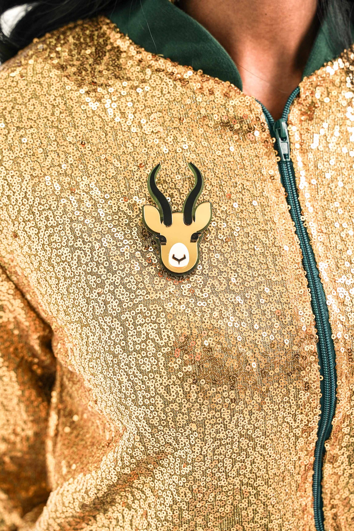 BOK BABE Full Bok Face Brooch