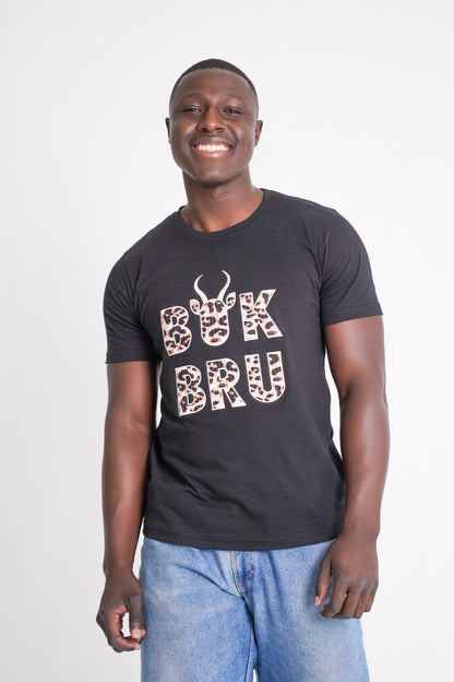 BOK BABE Mens Black 'Bok Bru' T-Shirt