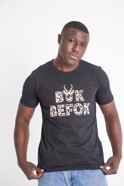 BOK BABE Mens Black 'Bok Befok' T-Shirt