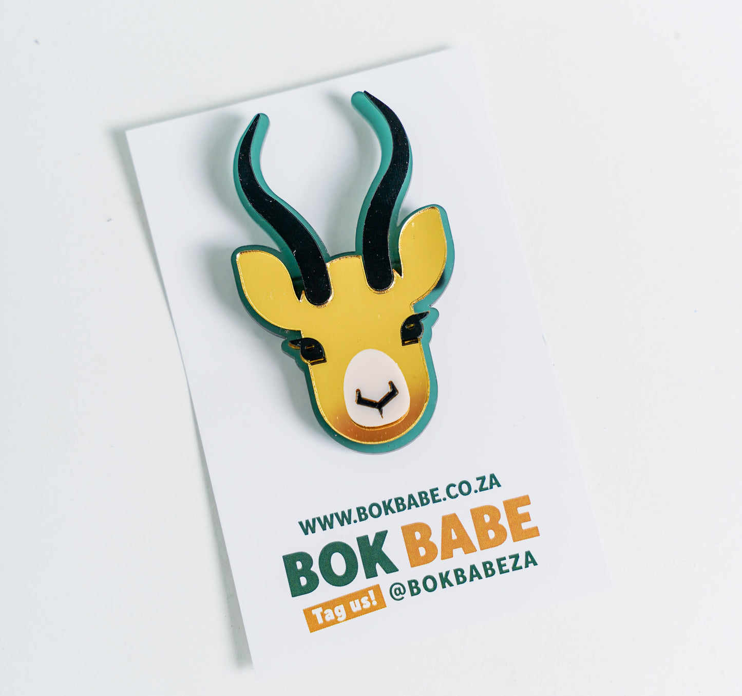 BOK BABE Full Bok Face Brooch