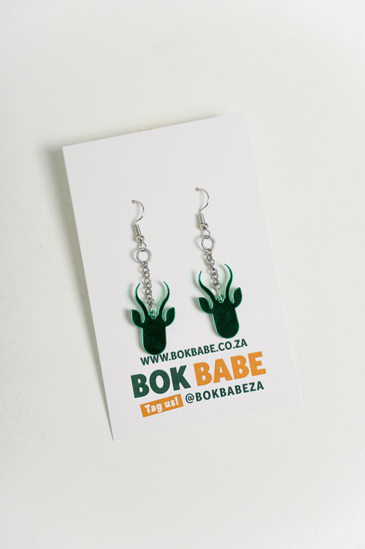 BOK BABE Bok Head Drop Earrings