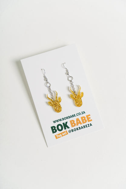BOK BABE Bok Head Drop Earrings